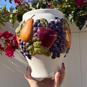 Home Interiors Better Homes and Gardens Sonoma Villa Utensil Holder/vintage 90’s